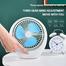 Rechargeable Portable Lightweight Rotating Fan 6.5 Inch image