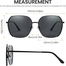 Rectangle Oversized Vintage Sunglasses for Women Big Frame Square image