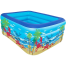 Rectangular Quick Set Inflatable Pool with Free Electric Pumper Above Ground Swimming Pool 120Cm (Any Colour). image
