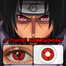 Red Color HD9-RED Naruto Sharinghan Contact Lens image