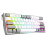 REDRAGON K617 FIZZ RAINBOW WIRED GRAY WHITE MECHANICAL KEYBOARD image
