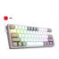 REDRAGON K617 FIZZ RAINBOW WIRED GRAY WHITE MECHANICAL KEYBOARD image