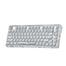 REDRAGON K649 ELF PRO TRI MODE TRANSPARENT WHITE MECHANICAL KEYBOARD image