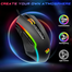 REDRAGON M915 SWAN WIRED BLACK GAMING MOUSE image