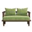 Regal Wooden Double Sofa - Havana - (SDC-351-3-1-20( Fabric - SF-2121) | image