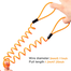 Remainder Spring Anti-Theft Rope Cable For Motorcycle Lock For Security Reminder Motorcycle Theft Protection - 1Pcs image