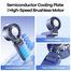 Remax Foldable Handheld Fan With 4000Mah Battery And Digital Display image