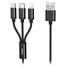 Remax RC-131th Gition Series 3 in 1 Data Cable for iPhone Micro Type C image