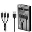 Remax RC-131th Gition Series 3 in 1 Data Cable for iPhone Micro Type C image