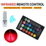 Remote Controller For Waterproof W5W 501 Car Wedge Side Light Bulb 6 SMD 5050 RGB Only Remote 1 Pcs image