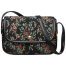 Retro Fabric Messenger Bag - Black image