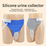 Reusable Silicone Urine Collector Portable Wearable Female Male Urinary Drainage Bag 1 Set 3 Liter image