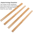 Reusable Wooden Chopsticks Natural Non Slip And Eco Friendly For Asian Cuisine 1 Pair image