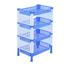 Rfl Beauty Rack 4 Step -SM Blue and White image