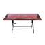 RFL Deco Table 6 Seat S/L Print Rock 1 - Rose Wood image