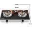 Vision Natural Gas Double Glass Body Gas Stove Chocolate 3d image