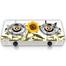 Vision Natural Gas Double Glass Body Gas Stove Sun Flower 3D image
