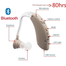 Rionet Super Power Saving Rechargeable Hearing Aid Sound Amplifier With Storage Box Japan Made image