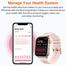 Riversong Motive 3 SW30 Waterproof stylish Smart Watch-Pink image