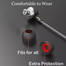 Rivo EM-108 In Ear-phone Shape 3.5mm Jack Black image