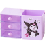 Roffatide Anime Kuromi Desktop Desk Plastic Pencil Holder Purple image