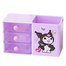 Roffatide Anime Kuromi Desktop Desk Plastic Pencil Holder Purple image