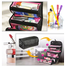 Roll-N-Go Makeup Organizer Bag – Space Saving Cosmetic Organizer for Travel and Home Use image