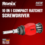 Ronix RH-2729 Hippo Ratchet Screwdriver image