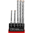Ronix RH-5586 Hammer Drill Bits Set 5 Pcs image