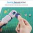 Rotary Cutter 3 Cut Cutter JF-618 Paper Cutter Compass Cutter Circular Roller with Free 2pcs Blade image