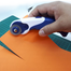 Rotary Cutter With Plastic Needle With 3 Defferent Kinds Of Blades 45mm - Blue White image