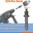 Rotary Hammer Drill Chuck Adapter 1.5-13mm 1/2 inch 20UNF Thread With SDS Plus Quick Change Drill Chuck Adapter SDS Plus Shank With Wrench Chuck Key Drills and Drivers image