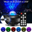 Rotation Star Projector Night Light 21 Colors Bluetooth Music Remote Control Usb Powered Smart Led Lamp image