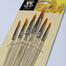 Round Artist Brush, Set Of 6 Pcs image