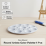 Round Artists Color Palette-1 Pcs image