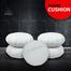 Agrey Hometex Round Fiber Cushion, Tissue Fabric, Set of 5 image