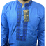 Royal Blue Cotton Panjabi for Men – Elegant Embroidered Design image