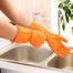 Rubber Safety Hand Gloves Latex Oil Acid Chemical Resistant For Kitchen And Gardening 1 Pair image