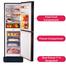 SINGER Bottom Mount Refrigerator | 260 Ltr | RED SRREF-SS300-FBDS260-RG image