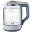 SKB 1.8 Ltr Kettle|1500W, 360-Degree Rotation Base with Safety Cut-Off Transparent Glass Body, Perfect for Boiling Water, Milk, Tea image