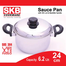 SKB Sauce Pan With SS Lid and Bakelite Handle 24 cm capacity of 6.2L image