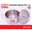 SKB Induction Sauce Pot With SS Lid Handle 24cm capacity of 6.5L image