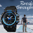SKMEI 1155B Large Analog Digital Sports Watch For Men 5ATM Waterproof Dual Display image