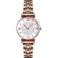 SKMEI 1533 Womens Rhinestone Quartz Watch Elegant Stainless Steel Strap Rose Gold image