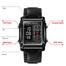 SKMEI 1868 Watch For Men Casual Luminous 3 Time Stopwatch Date Waterproof LED Stainless Steel Strap Fashion Digital Watch image