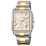 SKMEI 2339 Square Watch for Men Business Stainless Dress Fashion Chronograph Waterproof Luxury Analog Simple Fathers Dad Gifts Gold Black Wrist Watches image