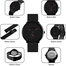 SKMEI 9185 Simple Fashion Waterproof Mens Watch Business Stainless Steel Youth Quartz Watch image