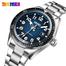 SKMEI 9232 Luxury Men’s Quartz Watch Leather Strap Wristwatch Calendar Sport Waterproof Simple Dial image