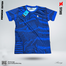 SMUG Premium Sports Active Wear T-shirt (4 part sublimation print)- Blue image
