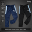 SMUG Stylish Trouser Combo - Fabric soft and comfortable - Black and Navy - Trouser For Men image